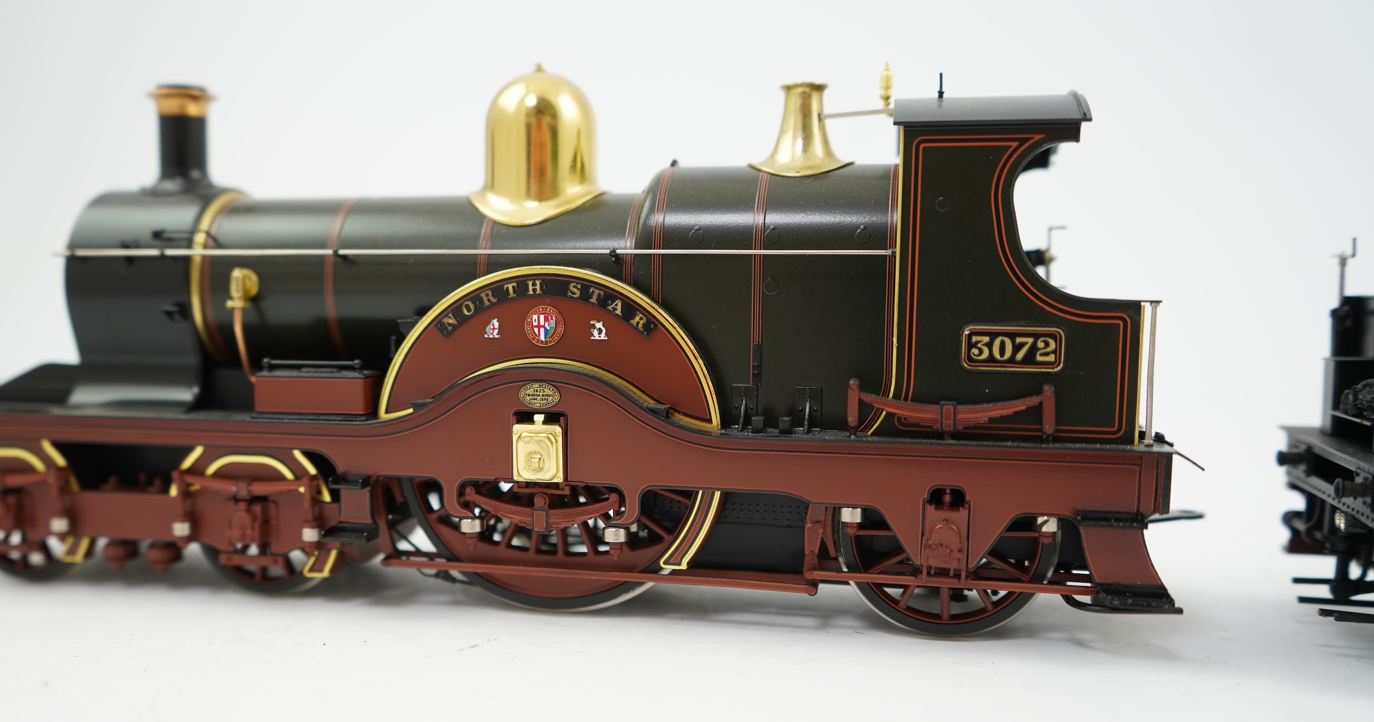 An 0 gauge Lee Marsh Models model of GWR 3031 Class (Achilles Class), North Star 3072, 4-2-2 Dean Single locomotive, powered for two rail operation, with original box and operating leaflet.